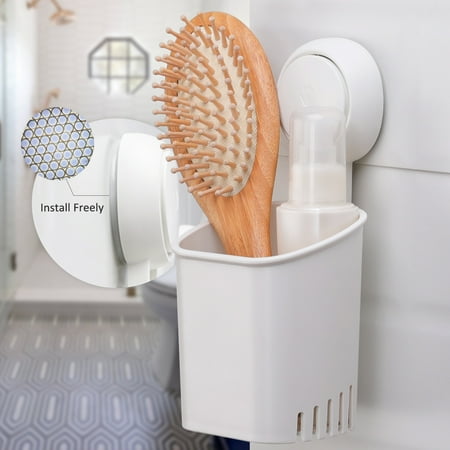 Taili Suction Cup Toothbrush Holder Drill-Free Wall Mounted Electric Toothbrush,